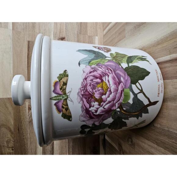 Portmeirion Botanic Garden Canister Paeonia Moutan Susan Williams-Ellis England